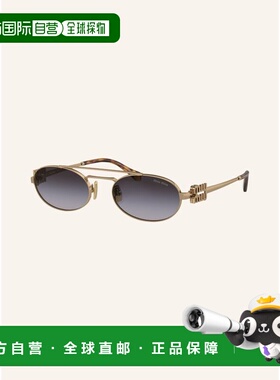 香港直邮MIU MIU 女士太阳镜 100164043219000 CO 黄色 Sunglasse