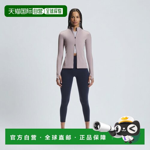 自营欧洲直邮On昂跑 Studio女士紫色再生聚酰胺运动夹克