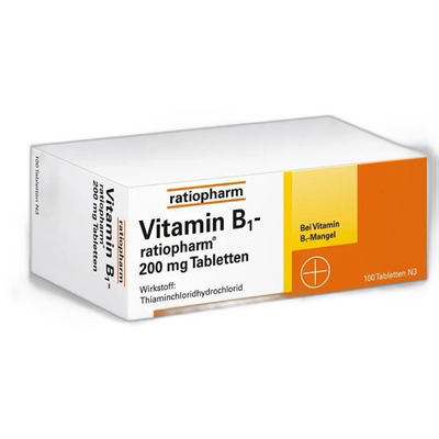 Ratiopharm维生素B1100粒用于能量补充健康膳食