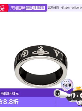 1h可退 Vivienne Westwood logo戒指 6404017G-01P107-FJ-SS24