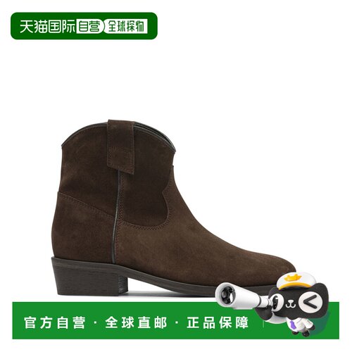 香港直邮Via Roma 15 女士靴子 1476VELOURPSYKE AW2026 棕色