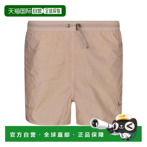 1h可退 香港直邮ADIDAS ORIGINALS 男士短裤 JV8661 AW2025 米白