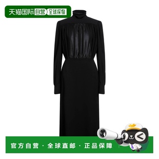 1h可退 香港直邮Sportmax 斯宝麦斯 女士 中长连衣裙 black黑色