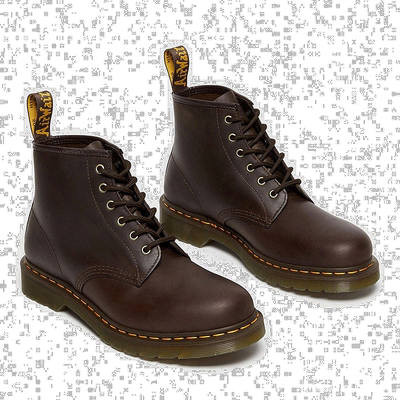 自营欧洲直邮DR. MARTENS 男女同款深皮革6孔马丁靴正品保暖 舒适
