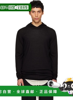 香港直邮rick owens 瑞克 欧文斯 男士 黑色 Temple Oversized LS