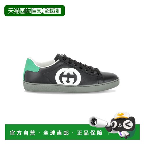 自营1h可退 Gucci 黑色GG休闲运动鞋 6278231XG70古驰