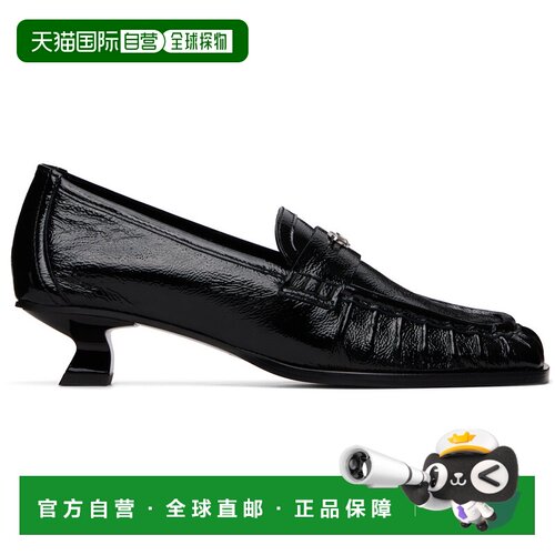 香港直邮Diesel 迪赛 女士 黑色 D-Amber-Penny Naplak Leather L