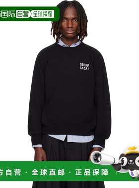 1h可退 香港直邮Sacai 男士 黑色 geoff sacai 系列 Embroidery P