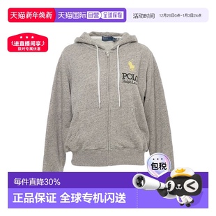字母动物图案纯色拉链连帽卫衣女款 Lauren Ralph 海外直邮Polo