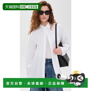 1h可退 香港直邮THEORY 希尔瑞 女士 经典款男式衬衫 white白色