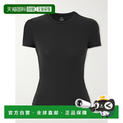 SKIMS 女士 Fits Everybody - Onyx T恤 TPTSH9048ONYX