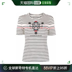 香港直邮Ermanno 条纹棉质T恤 D402L350HCOA4034 Scervino