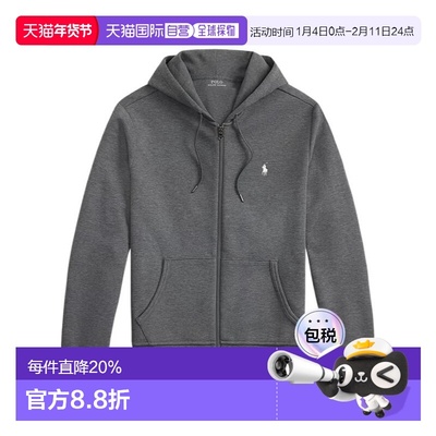 1h可退 香港直邮Polo Ralph Lauren 拉链连帽衫 710881517卫衣