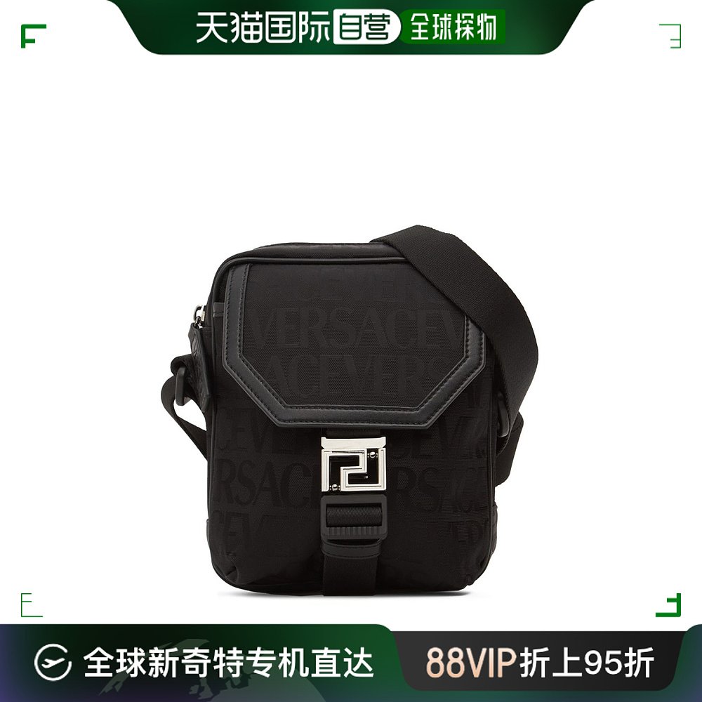 香港直邮versace 范思哲 男士 logo提花尼龙公文包