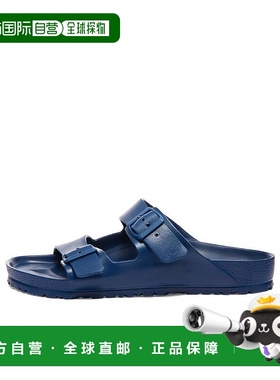 香港直邮Birkenstock 海军蓝logo徽标凉拖 1019051拖鞋凉鞋