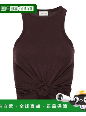 1h可退 香港直邮magda butrym 女士 打结背心上衣 191925BROWN