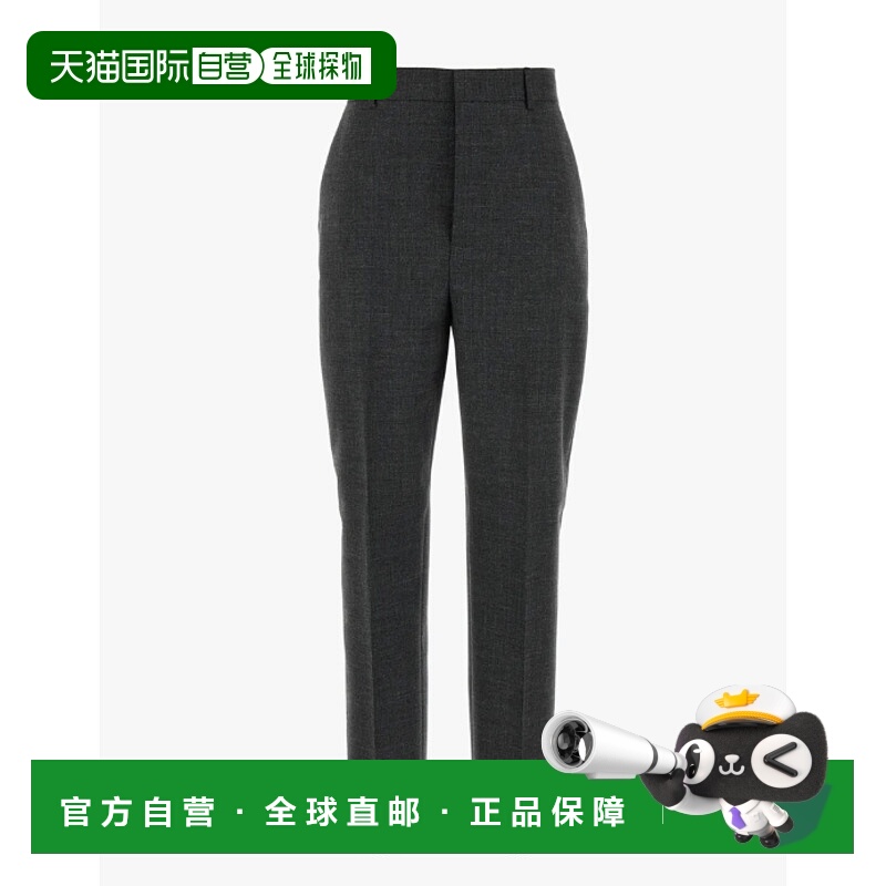 1h可退 香港直邮Moschino 莫斯奇诺 女士 深灰羊毛裤子 A03035417
