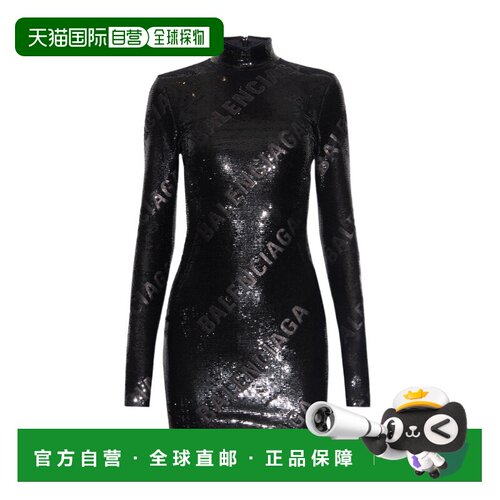香港直邮Balenciaga 亮片连衣裙 725104TMR68包臀【付后1h可退】