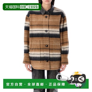 1h可退 香港直邮ISABEL MARANT 女士 DAYVI 衬衫式大衣 MA0367FAC