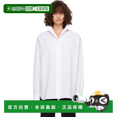 1h可退 香港直邮toteme 女士 白色 Sharp Poplin 衬衫 262WRT0669