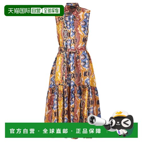 欧洲直邮Desigual 多思奇格 女装 长款连衣裙 春夏 多彩 BUGS LAC