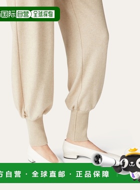 自营欧洲直邮Loro Piana 女士白色小牛皮休闲鞋