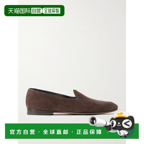 香港直邮MANOLO BLAHNIK 莫罗 伯拉尼克 男士 Modena 皮革边绒面