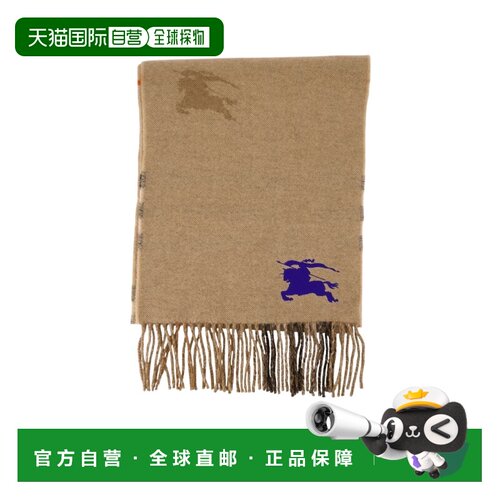 1h可退 香港直邮BURBERRY/博柏利 男士 流苏围巾 crov配饰