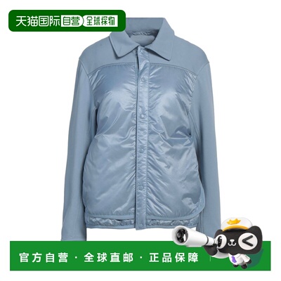 1h可退 香港直邮Y-3 女士 Blouses 纯色衬衫 blue蓝色 舒适时尚