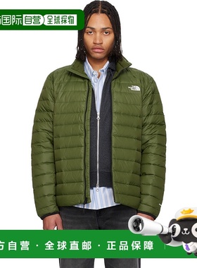 1h可退 香港直邮the north face 北面 男士 绿色 Classic 羽绒夹
