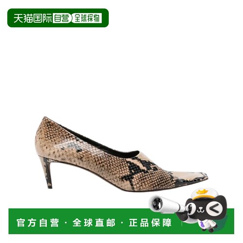 Khaite 蛇纹尖头拖鞋 F2055803女鞋 【付后1h可退】