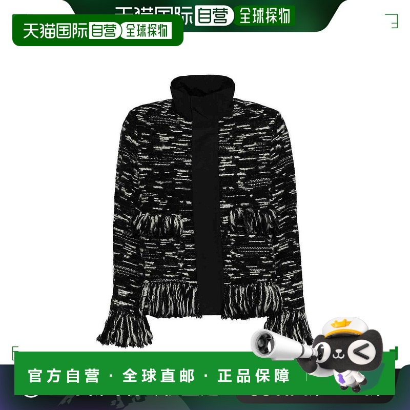 欧洲直邮SACAI女士外套直筒型时尚舒适 休闲女装上衣2407584BLACK