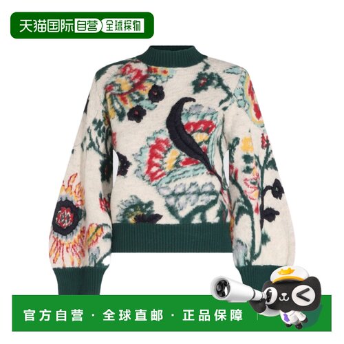 Sacai 花卉嵌花毛衣 2608607长袖 【付后1h可退】