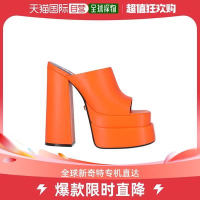 香港直邮Versace 徽标高跟凉鞋 1003320DVT2P