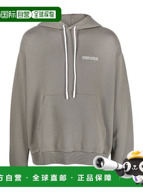 香港直邮Marcelo Burlon 徽标连帽长袖卫衣 CMBB040C99FLE001