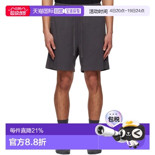 1h可退 香港直邮SKIMS 男士 灰色 Jersey Lounge Relaxed 短裤 BO