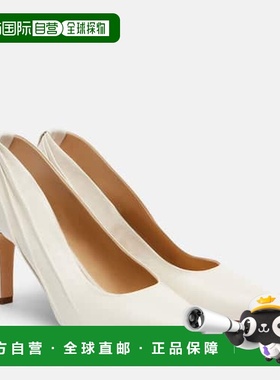 香港直邮Gabriela Hearst 女士 Amari 90 皮质露跟浅口鞋高跟鞋
