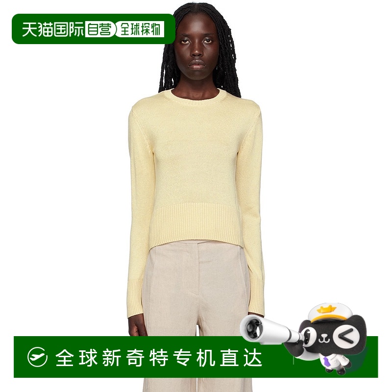 香港直邮TOTÊME 女士 米色圆领针织衫 2335151342真丝