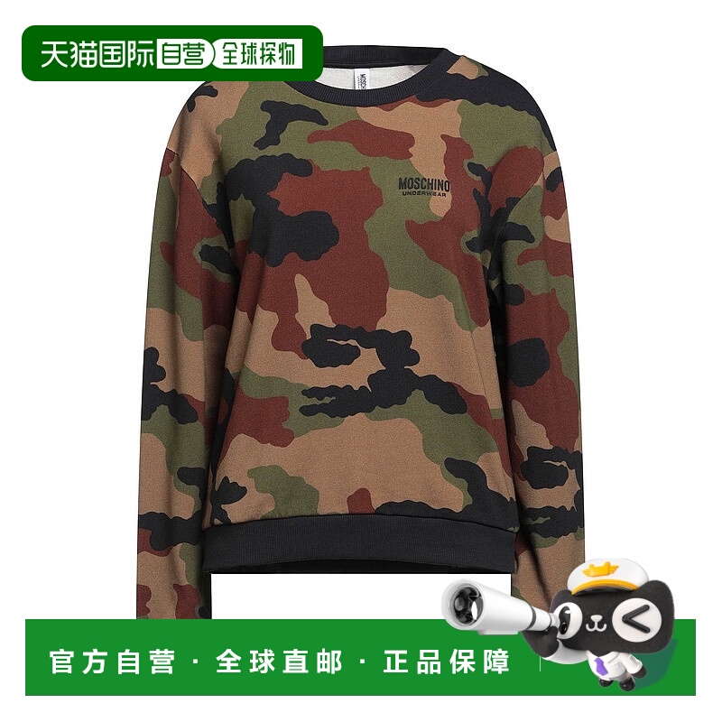 香港直邮Moschino 莫斯奇诺 女士 汗衫 green绿色 舒适时尚卫衣