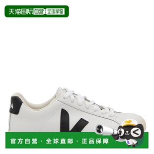 香港直邮Veja 女士 白色黑色皮质运动鞋 EO0200005A