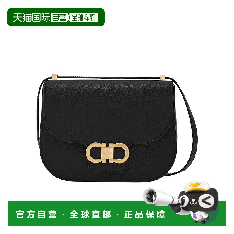 香港直邮Salvatore Ferragamo 翻盖斜挎包 219867