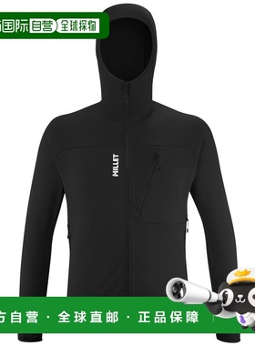 自营欧洲直邮Millet觅乐 SENECA FLEECE男士抓绒衣 黑色