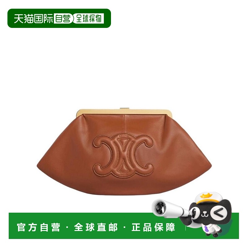 香港直邮Celine TRIOMPHE光滑羊皮革手拿包 199213ED9.