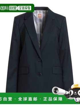 香港直邮BOSS 波士 女士 西装外套 blue蓝色 舒适时尚