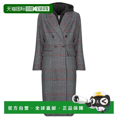 欧洲直邮Desigual多思奇格女装大衣外套CAPUCHA CHECK西装
