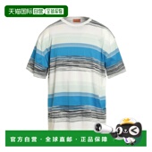 香港直邮MISSONI blue蓝色 米索尼 1h可退 男士 T恤 舒适时尚