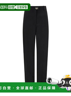 1h可退 香港直邮Salvatore Ferragamo 羊绒混纺修身长裤 13I115