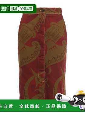 1h可退 香港直邮Vivienne Westwood 印花中裙 1903001CW00SD