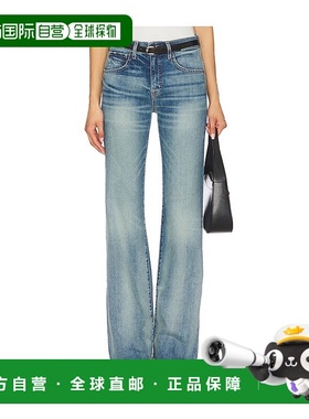 1h可退 香港直邮NILI LOTAN 女士 Celia 直筒牛仔裤 10866W45宽松