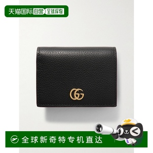 香港直邮Gucci 女士 1h可退 古驰 4561 Marmont 小型织纹皮革钱包
